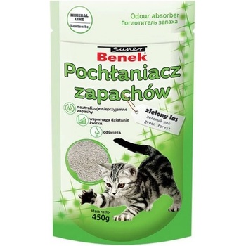 Benek Sanitizer Pohlcovač zápachov s vôňou zeleného lesa 500 g