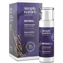 Simply Nature by Clochee Omlazující noční sérum s retinalem pro zralou pleť 30 ml