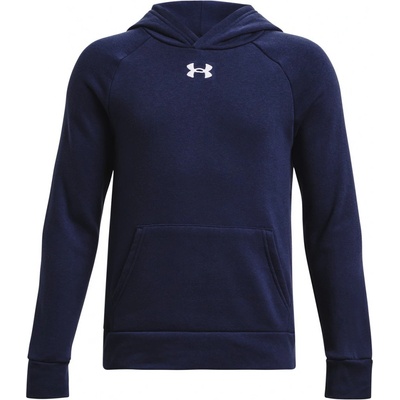 Under Armour Rival Fleece Hoodie K 1379792-410 modrá