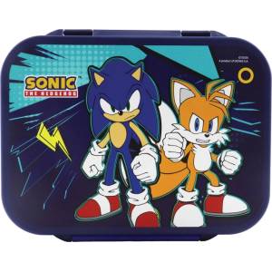 SONIC Кутия за храна с 3 отделения Sonic - със здрави закопчалки (572-55269)