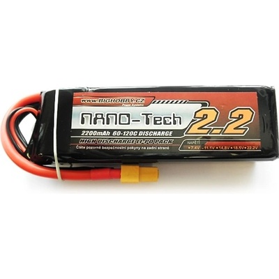 Bighobby Li-pol baterie 2200mAh 3S 60C 120C NANO Tech