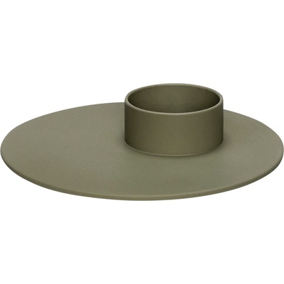 Hübsch Свещник за чаена свещ Soft зелен (991502)