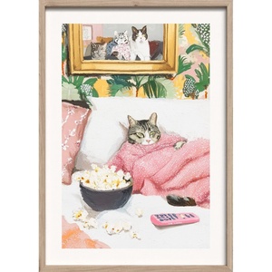 Styler Печатна картина с включена рамка 50x70 cm Friday Evening - Styler (OB-15058)