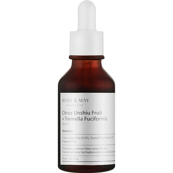 Image 1 of Mary & May Серум за лице Citrus Unshiu+Tremella Fuciformis, 30 ml