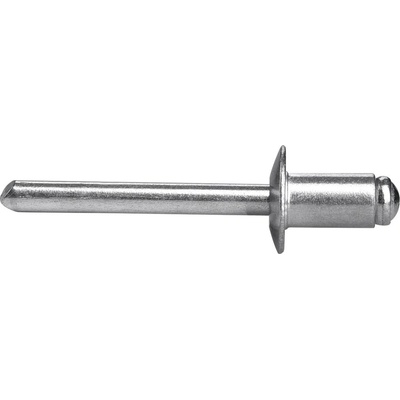 EXTOL PREMIUM nýty trhací hliníkové sada 250ks, O 6,4x8mm plochá hlava 8813872