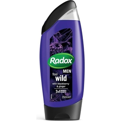 Radox Men Feel Wild Blackberry & Ginger 2v1 sprchový gél 250 ml