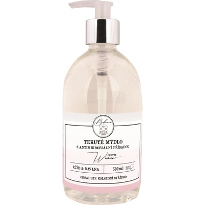 Bohemia Gifts & Cosmetics Pretty Woman tekuté mydlo s antimikrobiálnou prísadou 500 ml