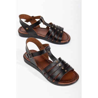 Moda Trend Дамски ежедневни сандали - Черни #366123 (366123_Черно)