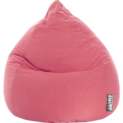 Beanbag sedací vak Easy XL 70 × 110 cm ružový