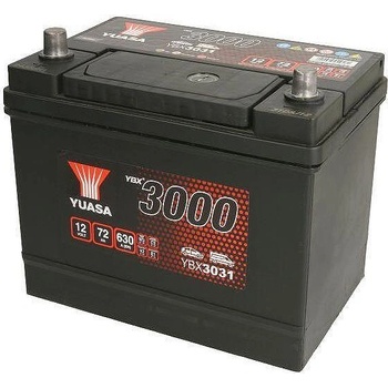 YUASA 72Ah 630A left+ (YBX3031)