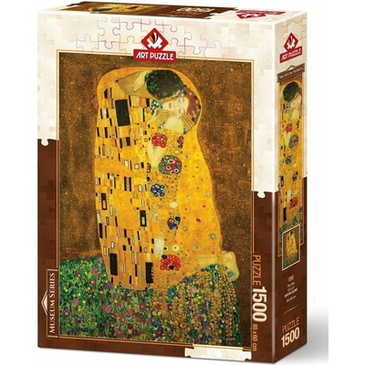 Art Gustav Klimt The Kiss 1500 dílků