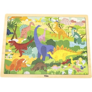 Viga Toys Детски пъзел Viga - Динозаври, 48 части (44584) - ozone