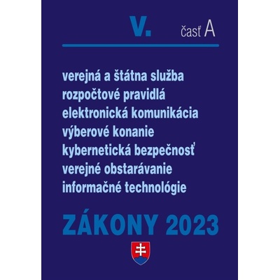Zákony 2023 V/A - verejná správa - Poradca s.r.o.
