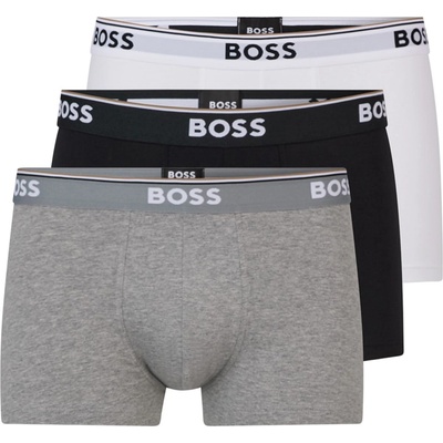 Boss Боксерки Boss Mens BOSS Bodywear 3-Pack Boxer Shorts with Logo Detail - Blk/Wht/Gry 999