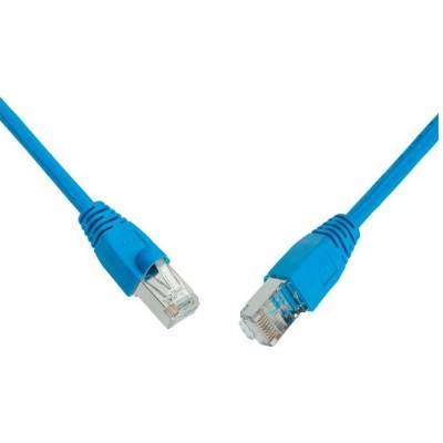 Solarix 28431009 patch CAT5E SFTP PVC 10m modrý