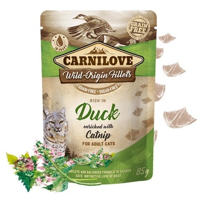 Carnilove Rich in Duck Enriched with Catnip 24 x 85 g