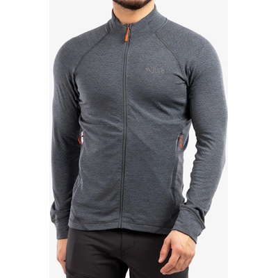 RAB Nexus Full Zip Steel Sivá