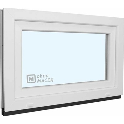 KÖMMERLING Plastové okno - 70 AD, 900x600 mm, S, bílá čiré