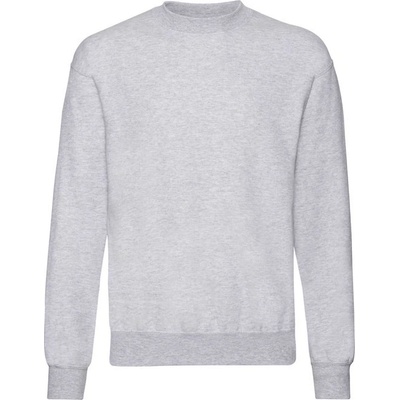 Classic Set-In sweat white heather grey