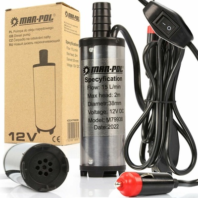 MAR-POL Mini na naftu 12V, 15l/min, 38mm