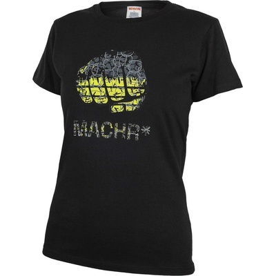 BENNON Bennon predator ДАМСКА ТЕНИСКА / Дамска тениска с щампа - черно/зелено m (0853140065-m 40-42)