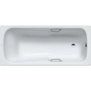 KALDEWEI Advantage - Правоъгълна вана Saniform Plus Star 336, 170x75 см, с отвори за дръжки, Perl-Effekt, бяла 133600013001 (133600013001)