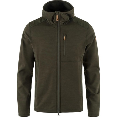 Fjällräven Keb Fleece Hoodie M Deep Forest