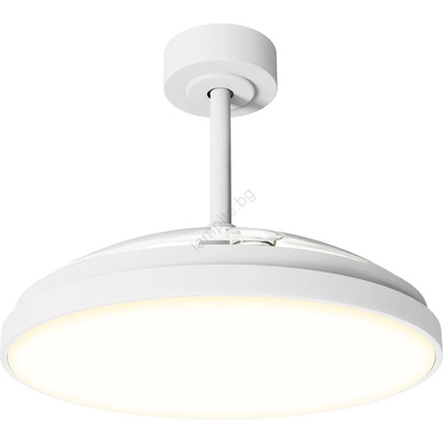 Aigostar Aigostar-LED Димируем таванен вентилатор LED/50W/230V 2700-6500K 106cm+ДУ бял (AI1577)