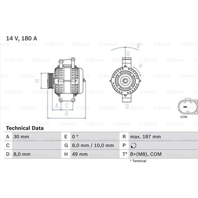 BOSCH Generátor 0986048820