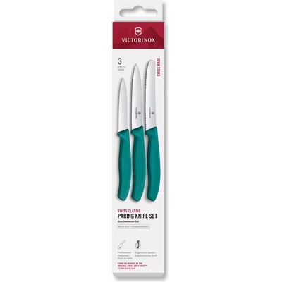 Victorinox Комплект ножове SWISS CLASSIC, комплект 3 бр. , зелен, пластмаса, Victorinox (VN6711434C1)