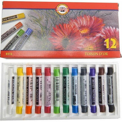 Koh-i-noor Prašné školní křídy 8512 set 12 ks – Zboží Dáma