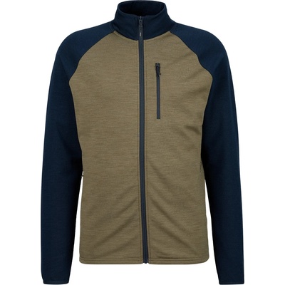Stoic Мъжко вълнено яке Stoic MerinoFleece270 KuolpaLightSt. Jacket Merino jacket - Dark Navy / Olive Green - размер 4XL (005-6887-0217)
