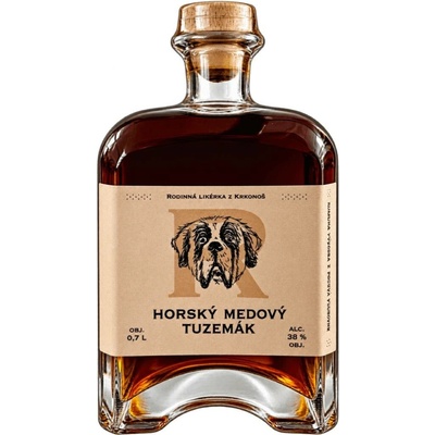 Apicor Horský Medový Tuzemák 38% 0,7 l (holá láhev)