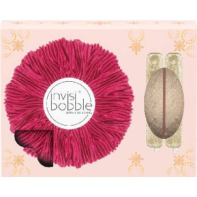 Invisibobble GIFT SET What a Blast Sada 1x gumička do vlasů Sprunchie + 2 x sponka do vlasů darčeková sada