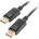 Кабел Lanberg, Display Port(м) към Display Port(м), 3m, черен (CA-DPDP-10CC-0030-BK)