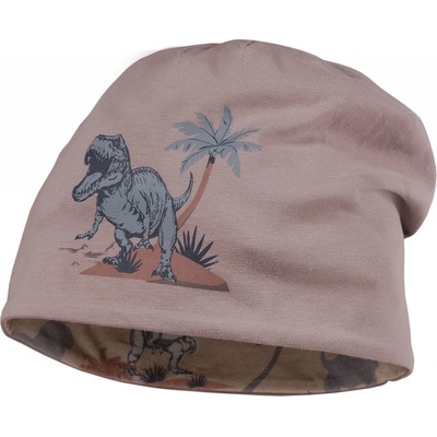 dětská oboustranná čepice Maximo T Rex