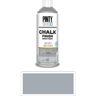 Pintyplus Chalk kriedová farba v spreji na rôzne povrchy 400 ml Popelavo sivá CK798