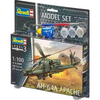 Revell Model set AH 64A Apache 64985 1:100