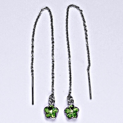Čištín řetízkové protahovací se Swarovski krystalem chryzolit NŘ 1297