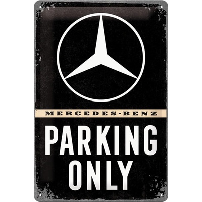 Postershop Plechová cedule: Mercedes-Benz Parking Only - 30x20 cm