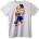 NOONEBRAND Тениска Татуирана Sailor Moon - 4XL, White