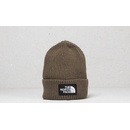 The North Face The Logo Box Cuffed Beanie New Taupe green