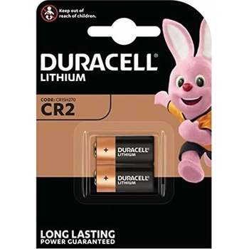 Duracell Батерия литиева Duracell DB2CR2, CR2, 3V, 2бр. в опаковка