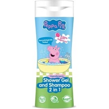 Peppa Pig sprchový gél a šampón 2in1 300 ml Bubble Gum