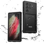 SHELLBOX Калъф Samsung Galaxy S23 Ultra - водоустойчив корпус ShellBox IP68 - черен