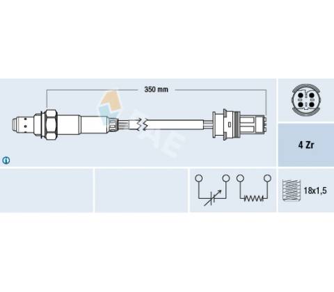Lambda sonda FAE 77243
