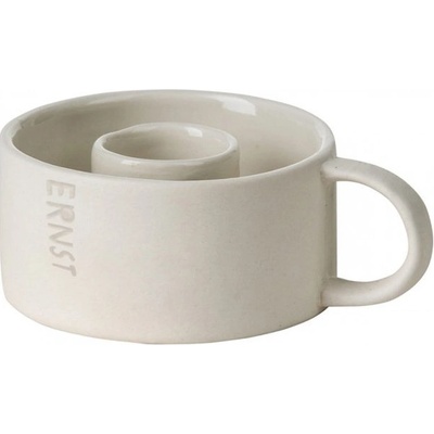 Svícen s ouškem Ljusstake White Ernst
