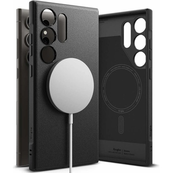 Ringke Onyx Magnetic MagSafe Case - силиконов (TPU) калъф с MagSafe за Samsung Galaxy S24 Ultra (черен)