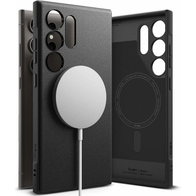 Ringke Onyx Magnetic MagSafe Case - силиконов (TPU) калъф с MagSafe за Samsung Galaxy S24 Ultra (черен)