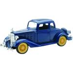New Ray Toys Метален ретро автомобил Newray - 1933 Chevy Coupe, двуместна, 5 прозореца, 1: 32 (55163)